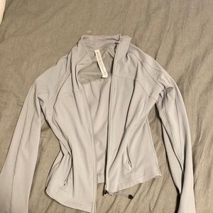 Lululemon cropped define jacket. Color is silver blue. Size 6